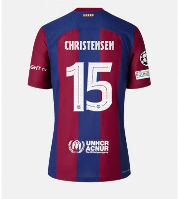 Barcelona Andreas Christensen #15 Koszulka Podstawowych 2023-24 Krótki Rękaw